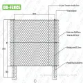 Fence a maglie del filo del collegamento a catena